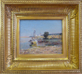 cadre original doré avec marie louise 2m x 1m